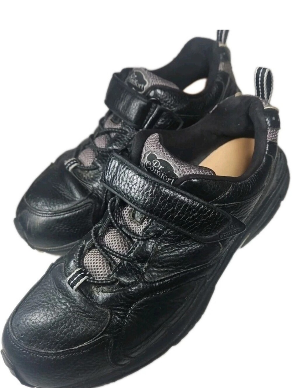 Dr. Comfort Winner 5710 Men Leather Diabetic Walk Shoe 10.5XW Blk Ortho Gorp(7B